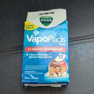 Vicks VapoPads Soothing Menthol Vapor Family Pack Refill Pads